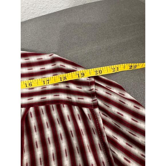 Tasso Elba RedWhite Long Sleeve Checkered Vintage 2003 Button Up Shirt XL - Picture 8 of 10